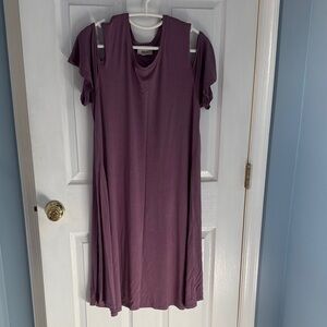 Style & Co. Purple Midi Dress